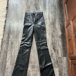 Zara leather pants